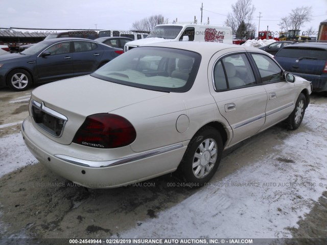 1LNHM97V6YY916803 - 2000 LINCOLN CONTINENTAL  CREAM photo 4