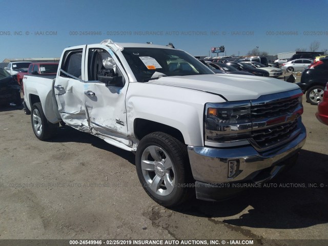 3GCUKSECXJG282493 - 2018 CHEVROLET SILVERADO K1500 LTZ WHITE photo 1