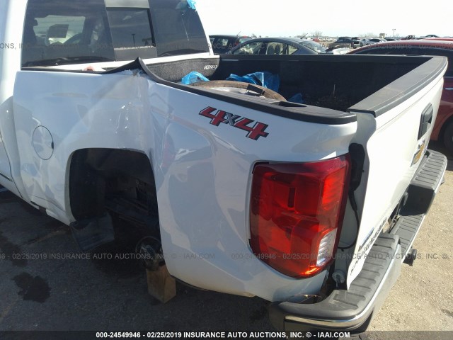 3GCUKSECXJG282493 - 2018 CHEVROLET SILVERADO K1500 LTZ WHITE photo 6