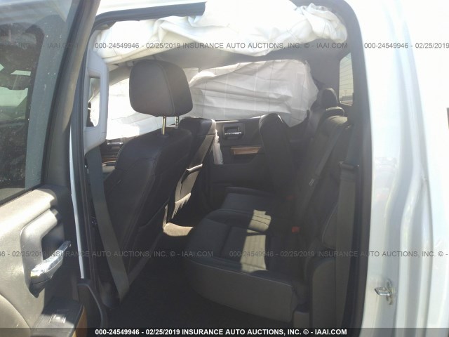 3GCUKSECXJG282493 - 2018 CHEVROLET SILVERADO K1500 LTZ WHITE photo 8