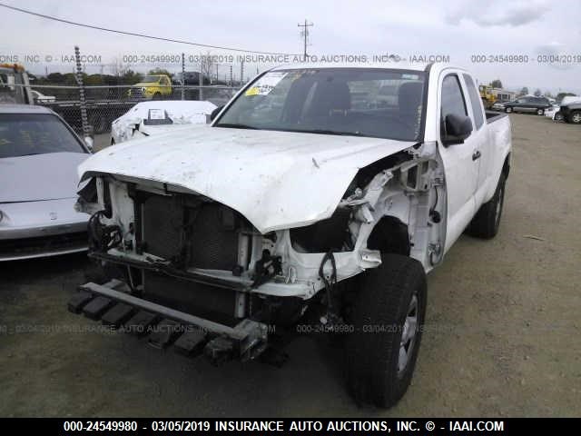 5TFRX5GN9HX087918 - 2017 TOYOTA TACOMA ACCESS CAB/SR/SR5 WHITE photo 2