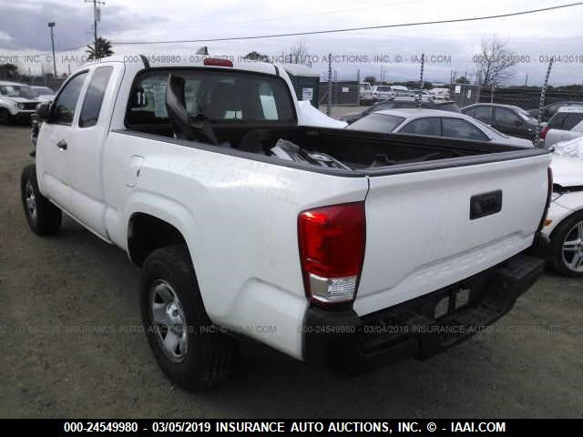 5TFRX5GN9HX087918 - 2017 TOYOTA TACOMA ACCESS CAB/SR/SR5 WHITE photo 3