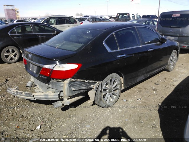 1HGCR2F56DA001866 - 2013 HONDA ACCORD SPORT BLACK photo 4