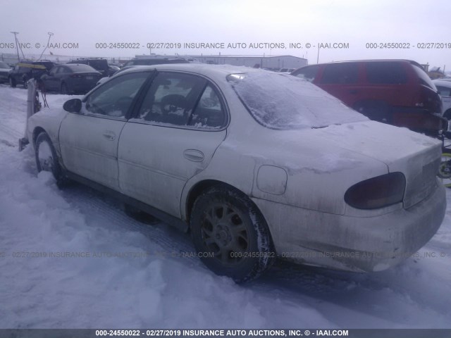 1G3WH52H11F185600 - 2001 OLDSMOBILE INTRIGUE GX WHITE photo 3