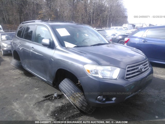 5TDJK3EH4AS010222 - 2010 TOYOTA HIGHLANDER SE GRAY photo 1