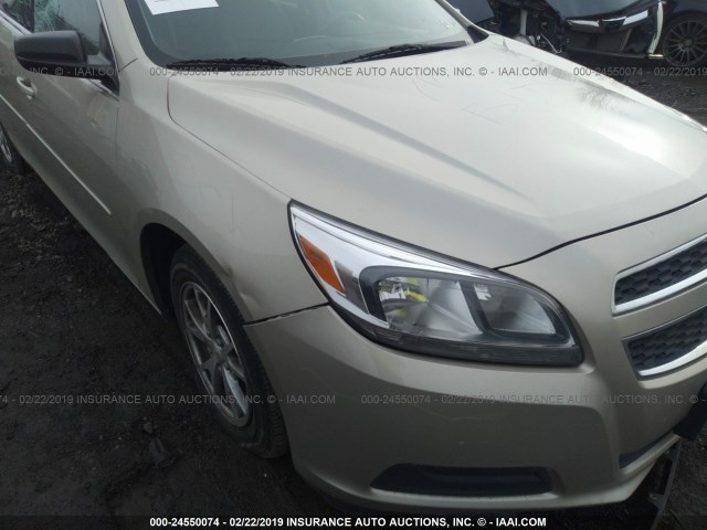 1G11A5SA6DF337482 - 2013 CHEVROLET MALIBU LS BEIGE photo 6