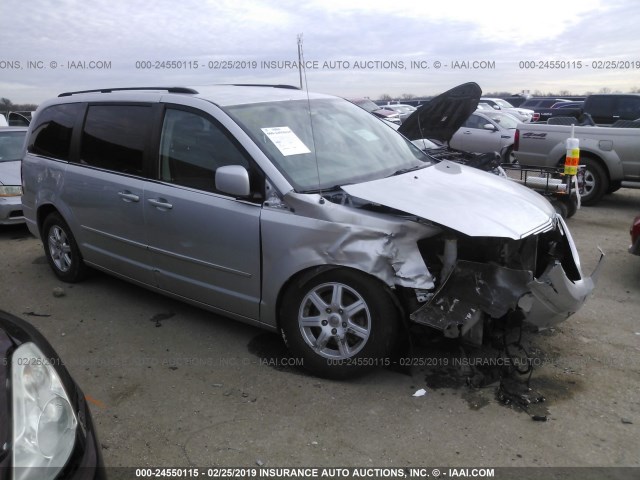 2A4RR5DX0AR340302 - 2010 CHRYSLER TOWN & COUNTRY TOURING SILVER photo 1