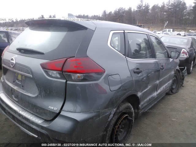 JN8AT2MV1JW313607 - 2018 NISSAN ROGUE S/SL/SV GRAY photo 4