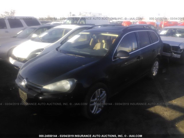 3VWPL7AJ4EM606540 - 2014 VOLKSWAGEN JETTA TDI BLACK photo 2