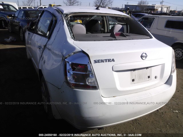 3N1AB61E79L619869 - 2009 NISSAN SENTRA 2.0/2.0S/2.0SL WHITE photo 3