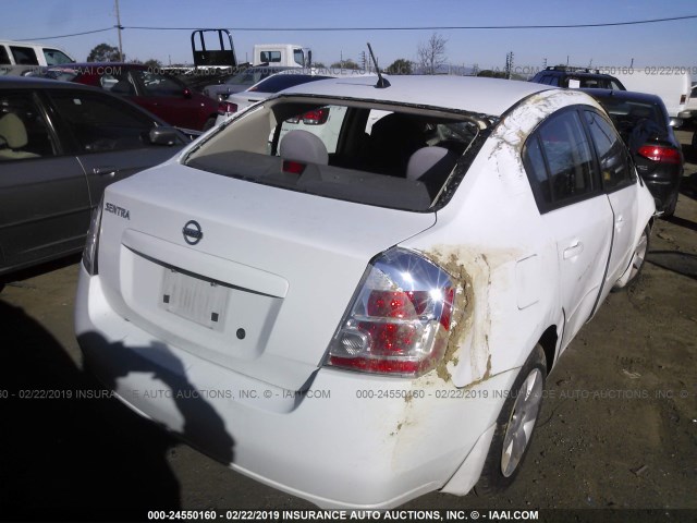 3N1AB61E79L619869 - 2009 NISSAN SENTRA 2.0/2.0S/2.0SL WHITE photo 4