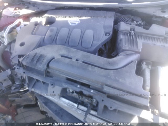 1N4AL24E39C126447 - 2009 NISSAN ALTIMA 2.5S RED photo 10