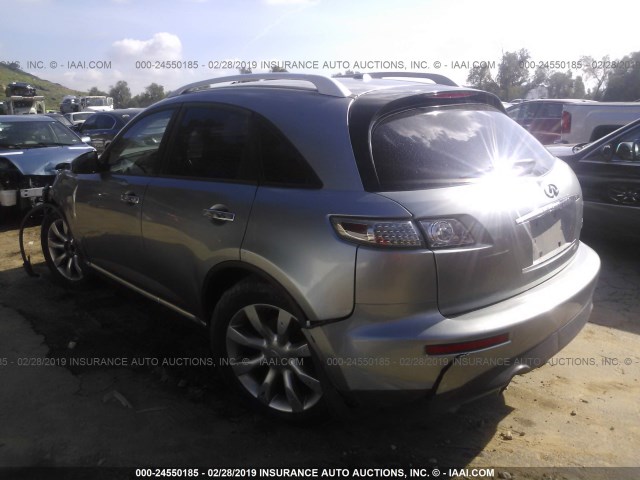 JNRAS08W86X209865 - 2006 INFINITI FX35 GRAY photo 3