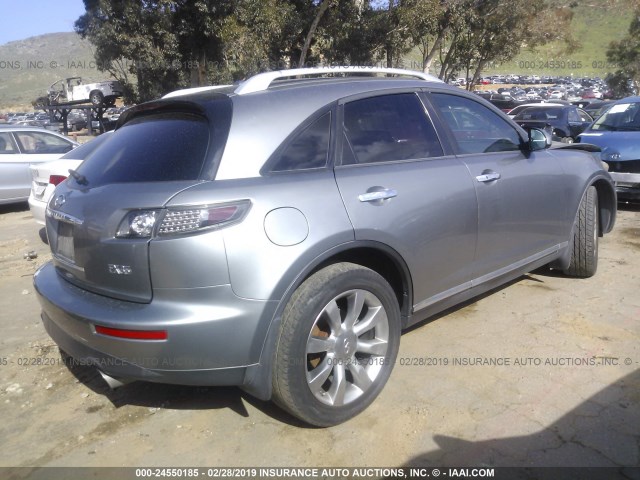 JNRAS08W86X209865 - 2006 INFINITI FX35 GRAY photo 4