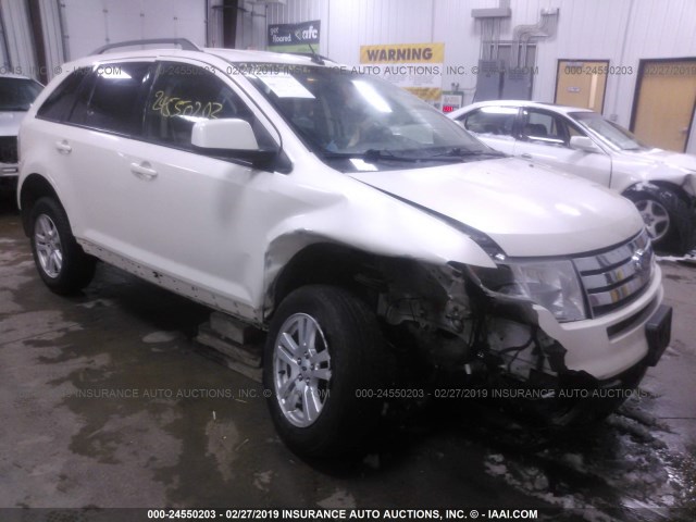 2FMDK48C88BA26787 - 2008 FORD EDGE SEL WHITE photo 1