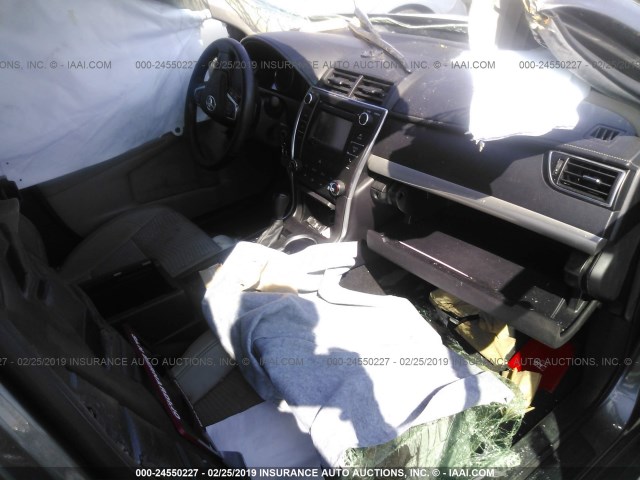 4T1BF1FK2FU898099 - 2015 TOYOTA CAMRY LE/XLE/SE/XSE 灰色 照片 5