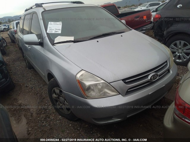 KNDMB233576183576 - 2007 KIA SEDONA EX/LX SILVER photo 1