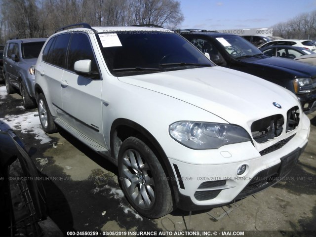 5UXZV4C59D0E02307 - 2013 BMW X5 XDRIVE35I WHITE photo 1