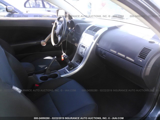 JTKDE3B77A0311174 - 2010 TOYOTA SCION TC GRAY photo 5