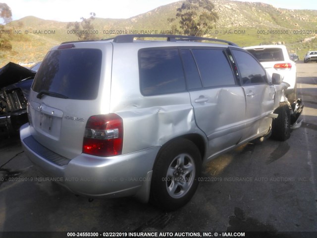 JTEDP21A740032980 - 2004 TOYOTA HIGHLANDER LIMITED SILVER photo 4