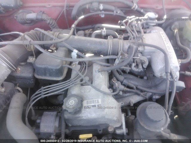 4TAVL52N8TZ161923 - 1996 TOYOTA TACOMA XTRACAB RED photo 10