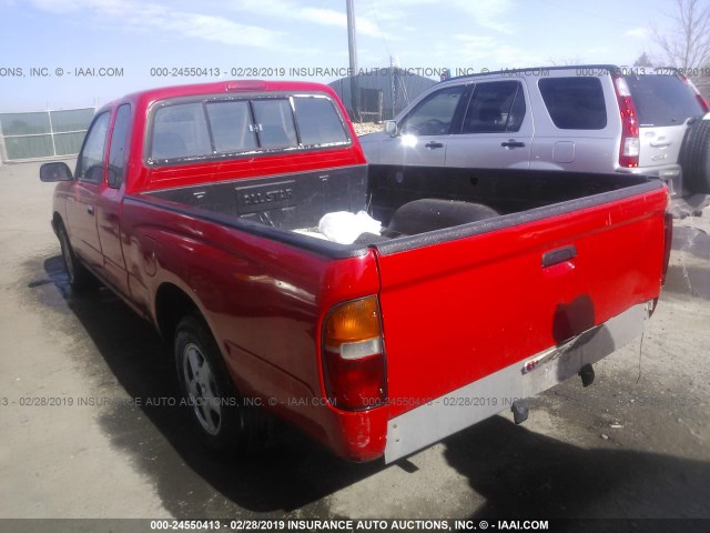 4TAVL52N8TZ161923 - 1996 TOYOTA TACOMA XTRACAB RED photo 3