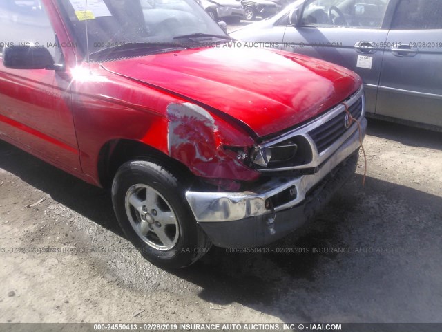 4TAVL52N8TZ161923 - 1996 TOYOTA TACOMA XTRACAB RED photo 6