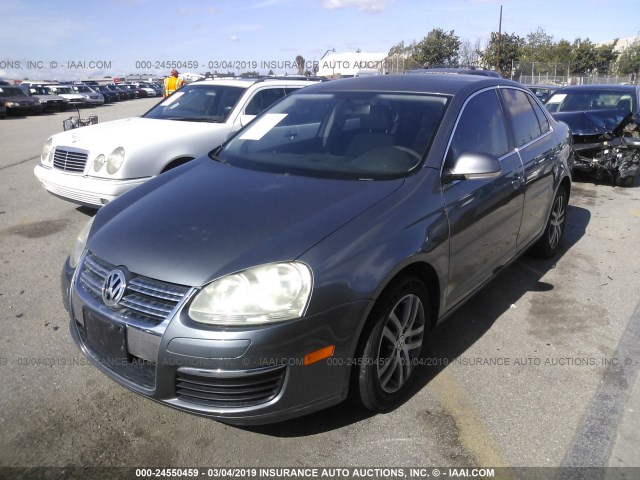 3VWRG71K36M664209 - 2006 VOLKSWAGEN JETTA 2.5 GRAY photo 2