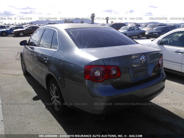 3VWRG71K36M664209 - 2006 VOLKSWAGEN JETTA 2.5 GRAY photo 3