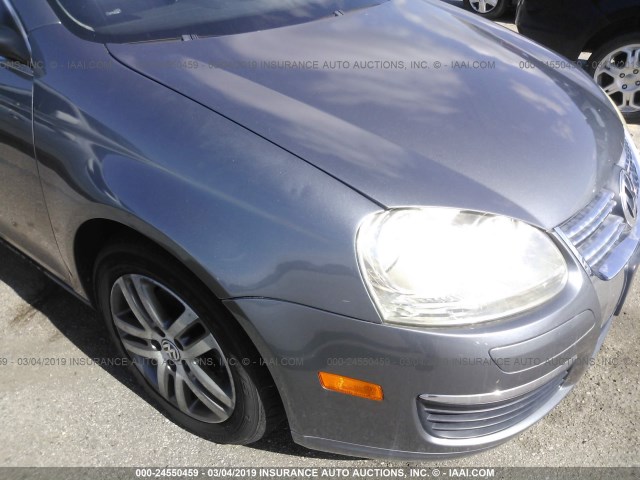 3VWRG71K36M664209 - 2006 VOLKSWAGEN JETTA 2.5 GRAY photo 6