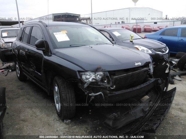 1C4NJCBA2ED832465 - 2014 JEEP COMPASS SPORT BLACK photo 1