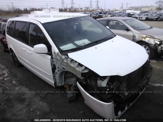 2C4RDGCG4GR401256 - 2016 DODGE GRAND CARAVAN SXT WHITE photo 1