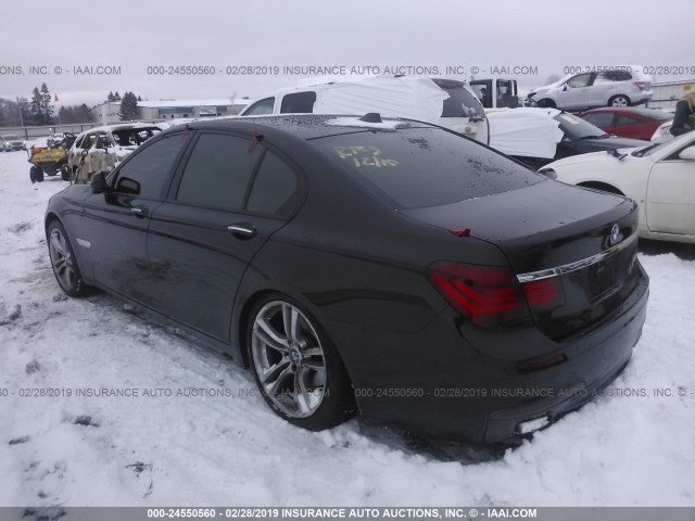 WBAYA6C5XDC995303 - 2013 BMW 740 I BLACK photo 3