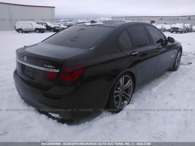 WBAYA6C5XDC995303 - 2013 BMW 740 I BLACK photo 4