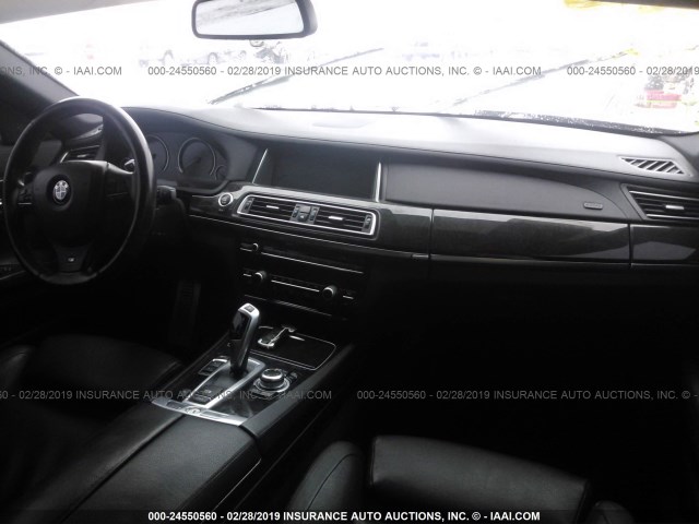 WBAYA6C5XDC995303 - 2013 BMW 740 I BLACK photo 5