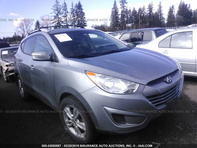 KM8JUCAC5CU542528 - 2012 HYUNDAI TUCSON GLS/LIMITED 银色 照片 1