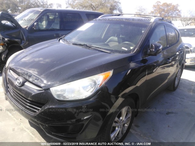 KM8JU3AC2CU363816 - 2012 HYUNDAI TUCSON GLS/LIMITED 黑色 照片 2