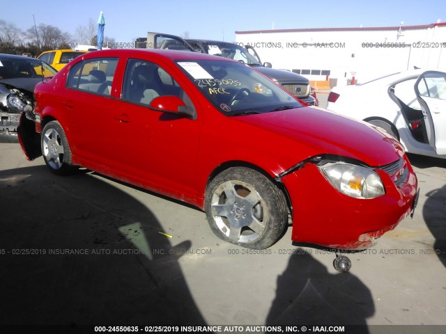 1G1AF5F59A7183113 - 2010 CHEVROLET COBALT 2LT RED photo 1