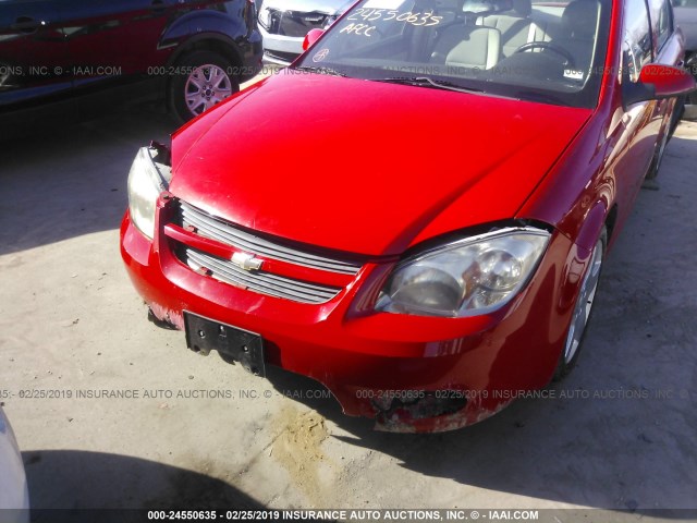 1G1AF5F59A7183113 - 2010 CHEVROLET COBALT 2LT RED photo 6