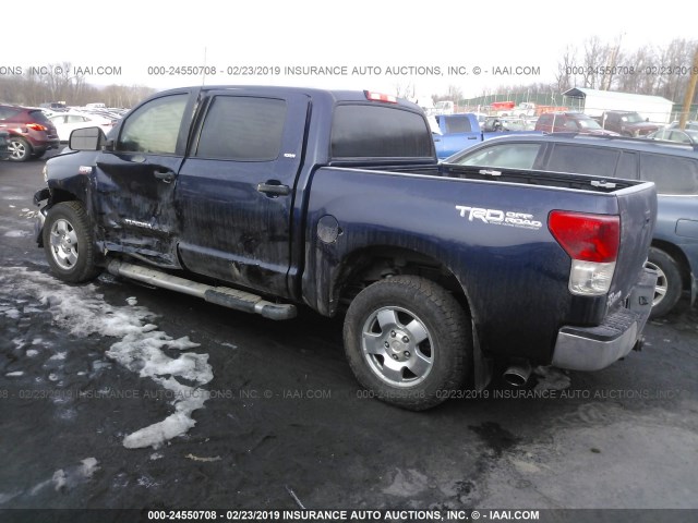 5TFDW5F19AX147102 - 2010 TOYOTA TUNDRA CREWMAX SR5 Dark Blue photo 3