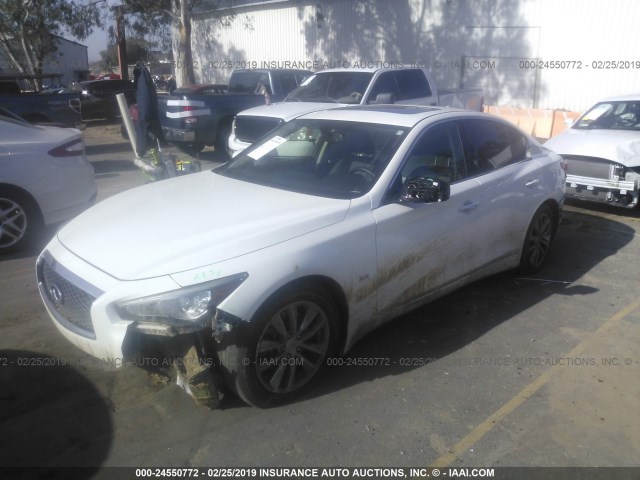 JN1EV7AP9HM743338 - 2017 INFINITI Q50 PREMIUM/SPORT/SE WHITE photo 2