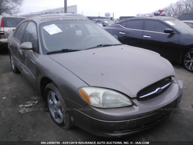 1FAFP55U02G207678 - 2002 FORD TAURUS SES TAN photo 1