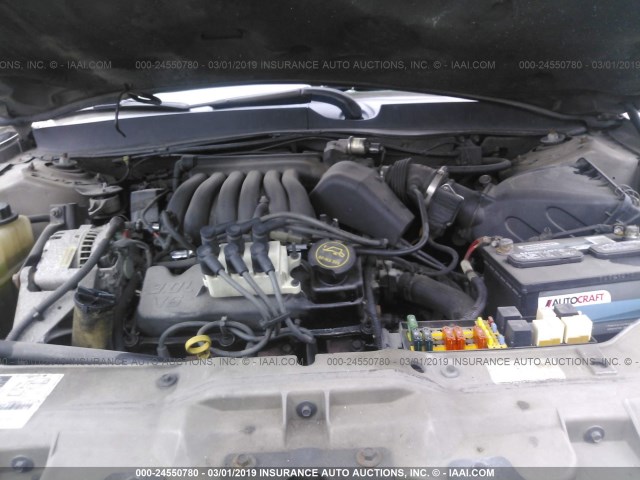 1FAFP55U02G207678 - 2002 FORD TAURUS SES TAN photo 10