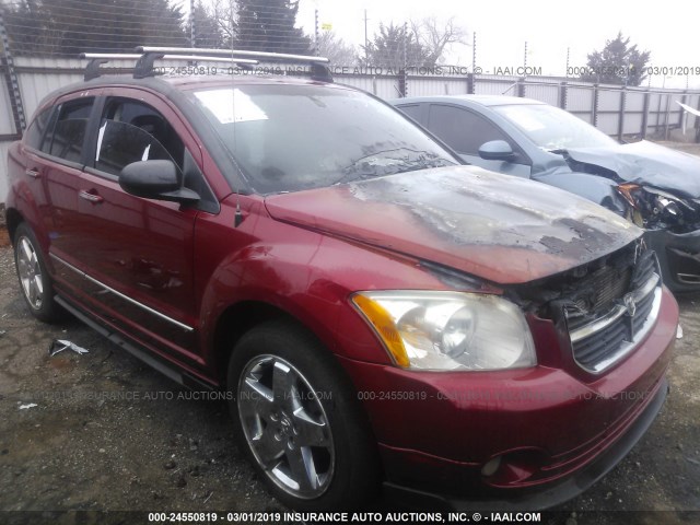 1B3HE78K57D109965 - 2007 DODGE CALIBER R/T RED photo 1