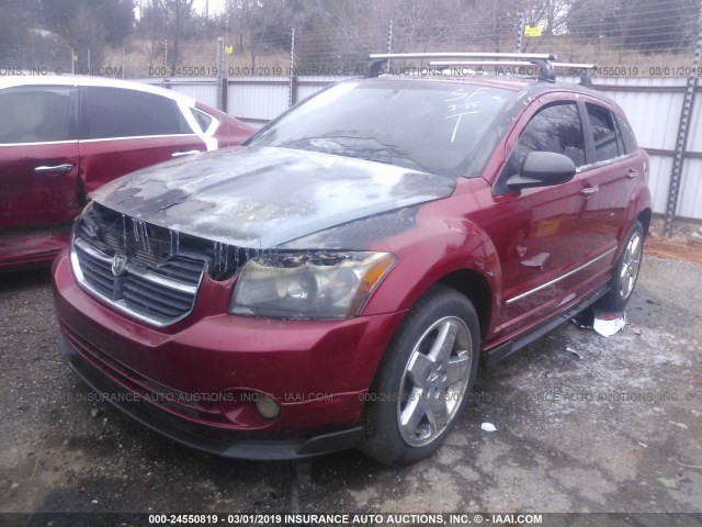 1B3HE78K57D109965 - 2007 DODGE CALIBER R/T RED photo 2