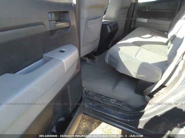 5TFBT54117X006293 - 2007 TOYOTA TUNDRA DOUBLE CAB SR5 GRAY photo 8