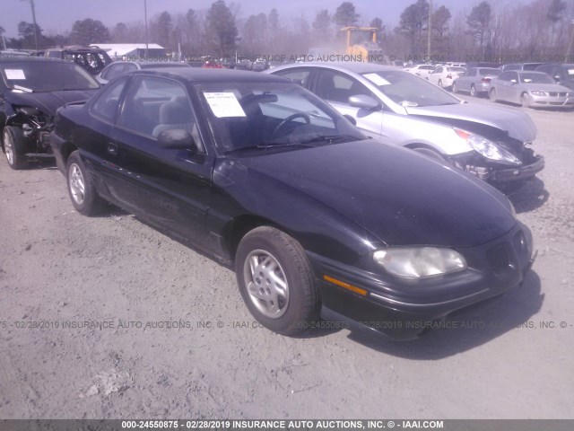 1G2NE12T4TM549156 - 1996 PONTIAC GRAND AM SE BLACK photo 1