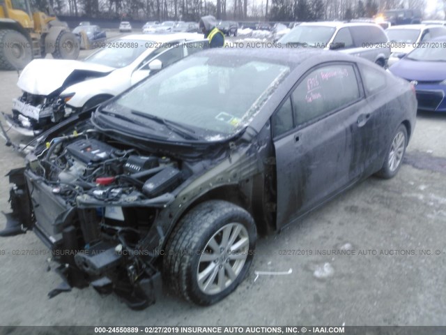 2HGFG3B07CH508939 - 2012 HONDA CIVIC EXL ნაცრისფერი ფოტო 2