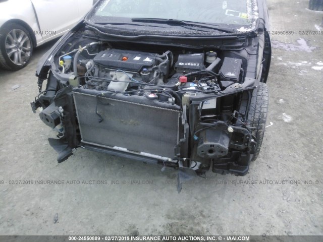 2HGFG3B07CH508939 - 2012 HONDA CIVIC EXL ნაცრისფერი ფოტო 6