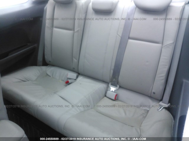 2HGFG3B07CH508939 - 2012 HONDA CIVIC EXL ნაცრისფერი ფოტო 8